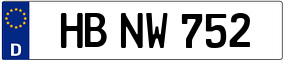Truck License Plate
